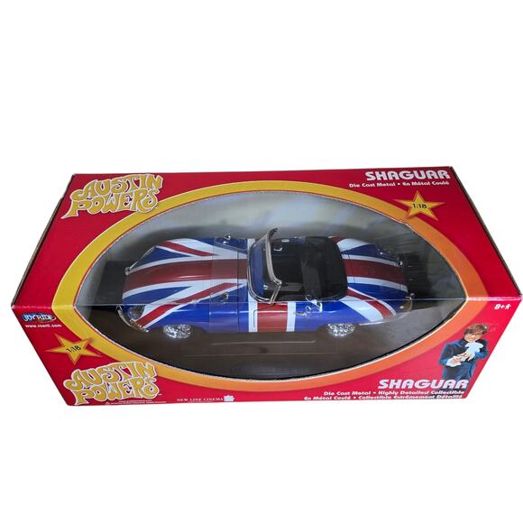 Joy Ride Austin Powers Shaguar 1967 Jaguar 1:18 Die-Cast Model - Brand New - Picture 2 of 8